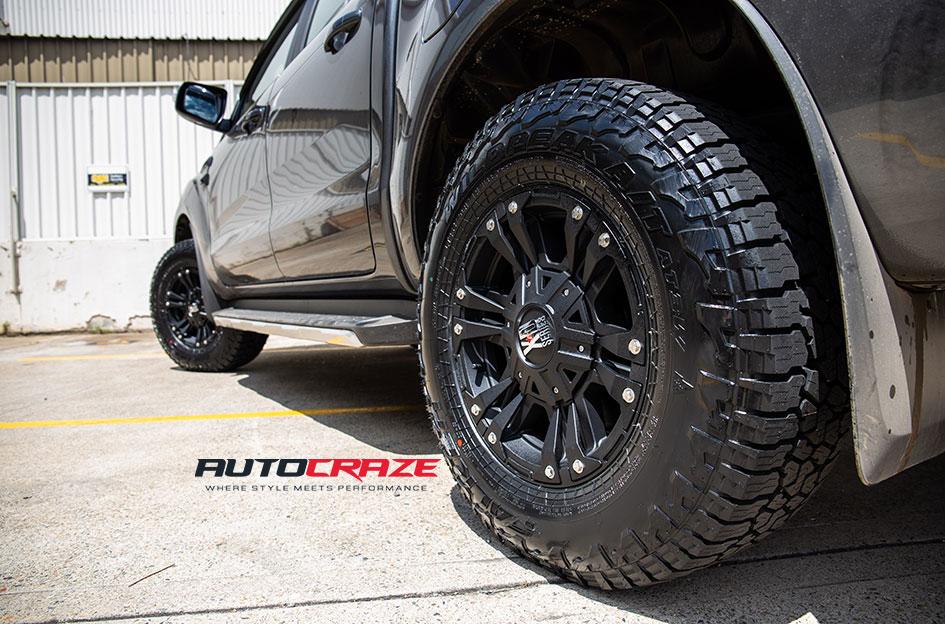 FORD RANGER MONSTER XD 2 MATTE BLACK